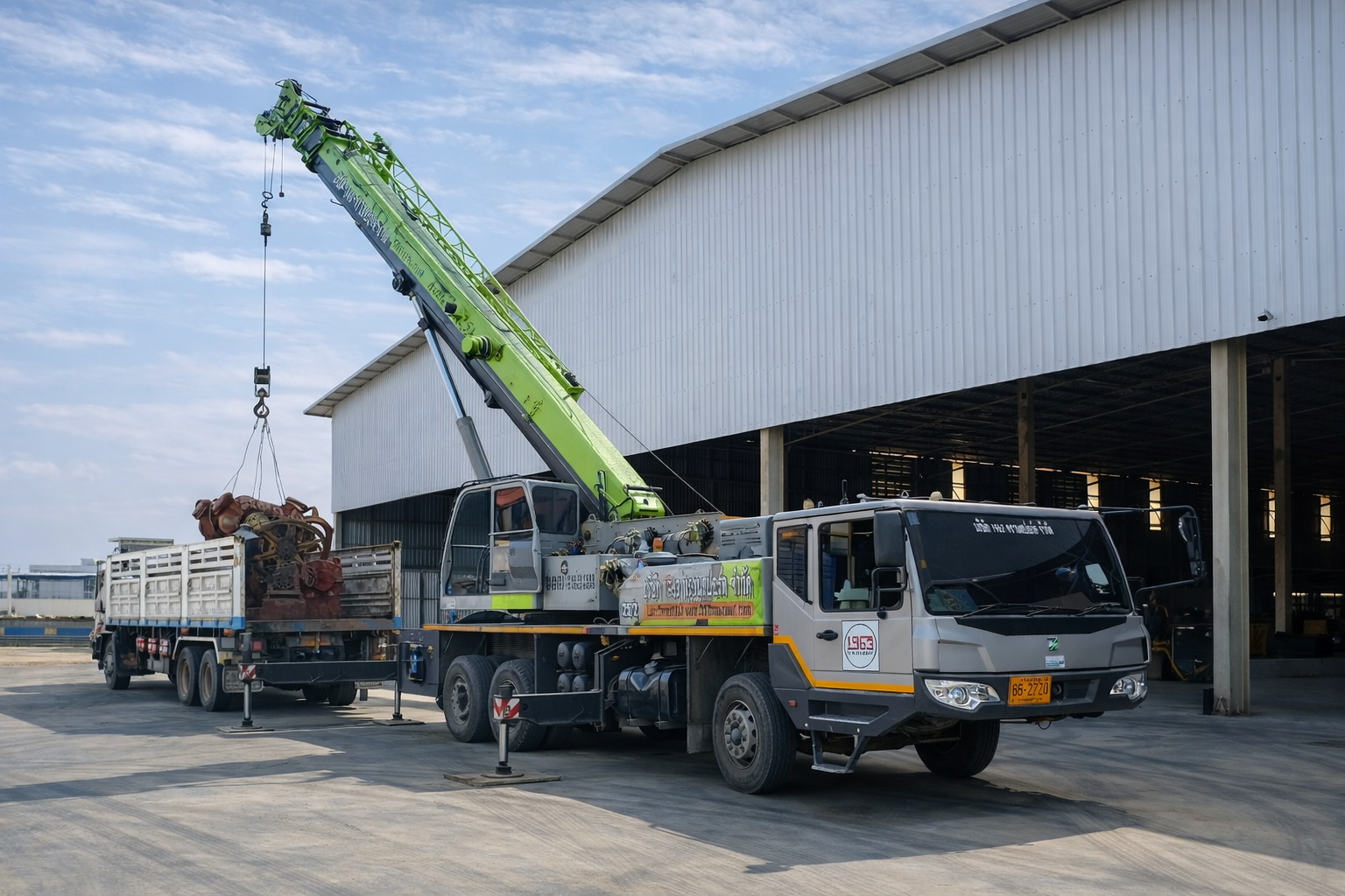 เช่ารถเครนอัมพวา