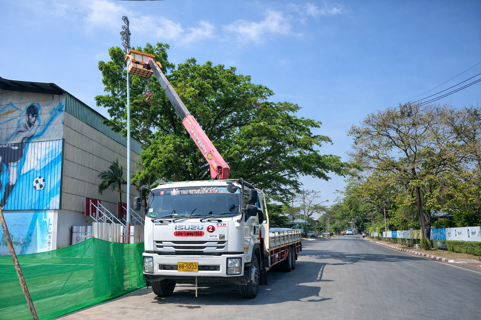 เช่ารถกระเช้าบ้านแพ้ว