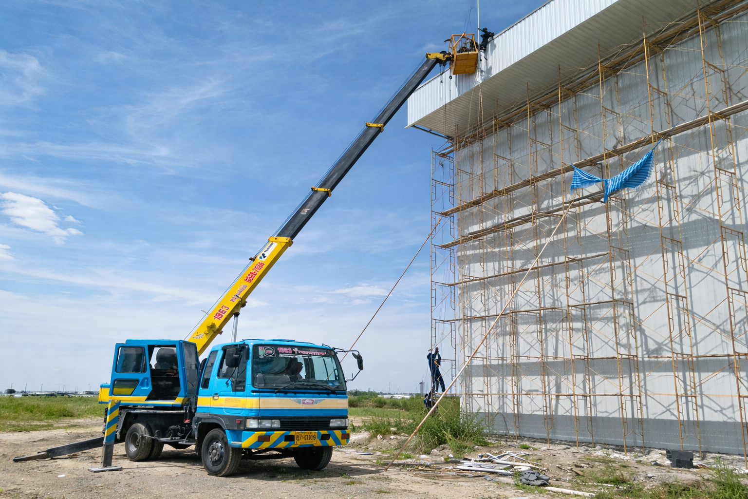 เช่ารถกระเช้าท่าข้าม