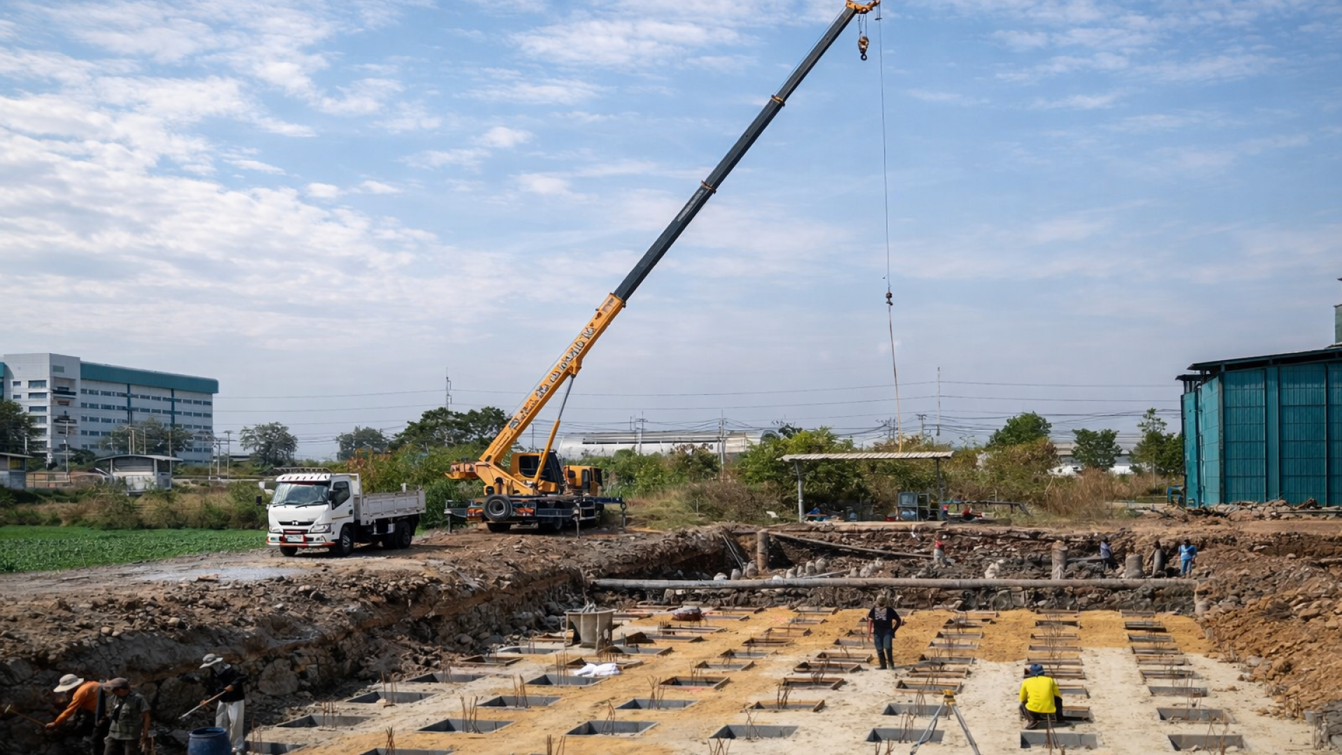 เช่ารถเครนบ้านแพ้ว