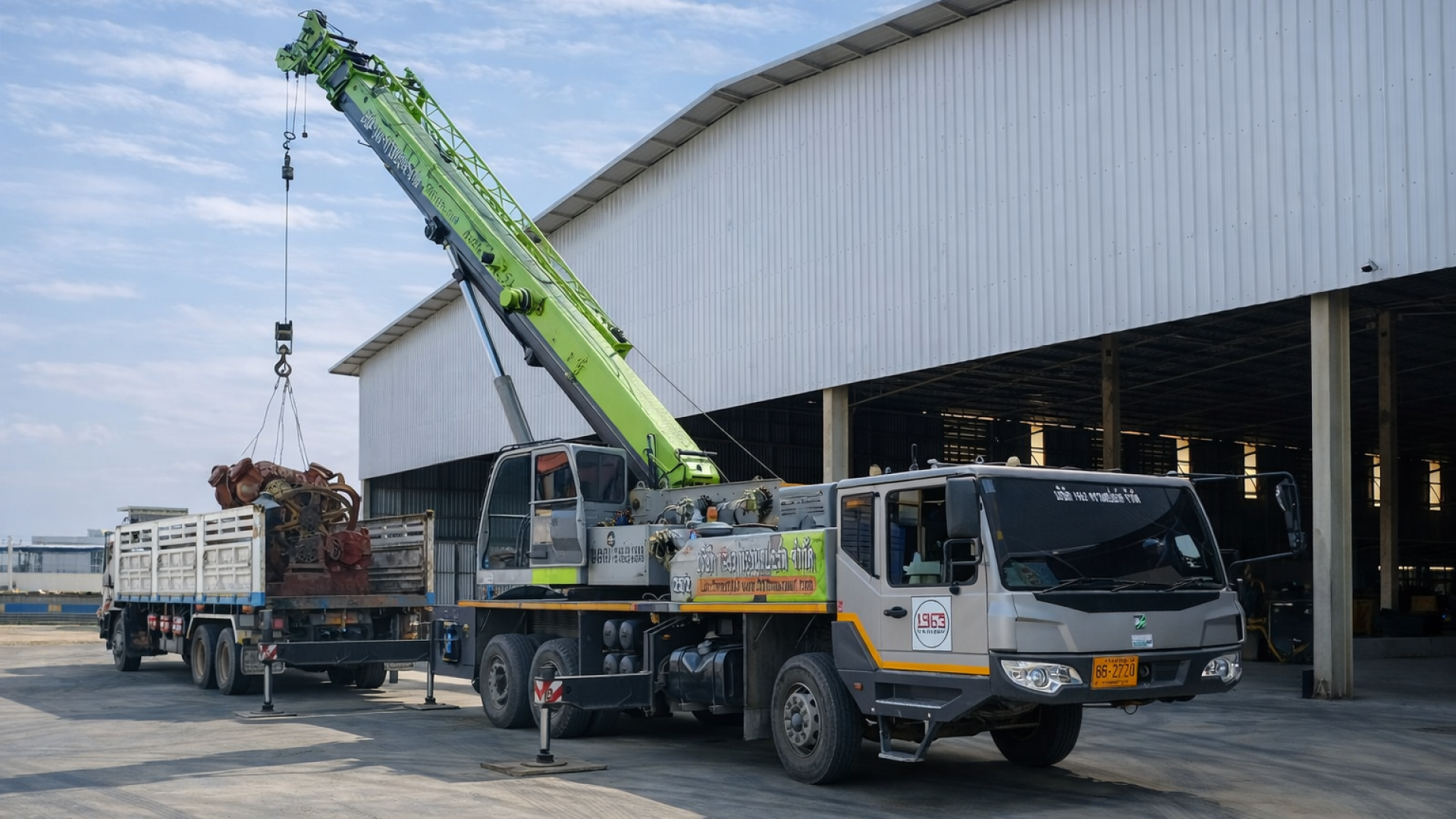 เช่ารถเครนอัมพวา