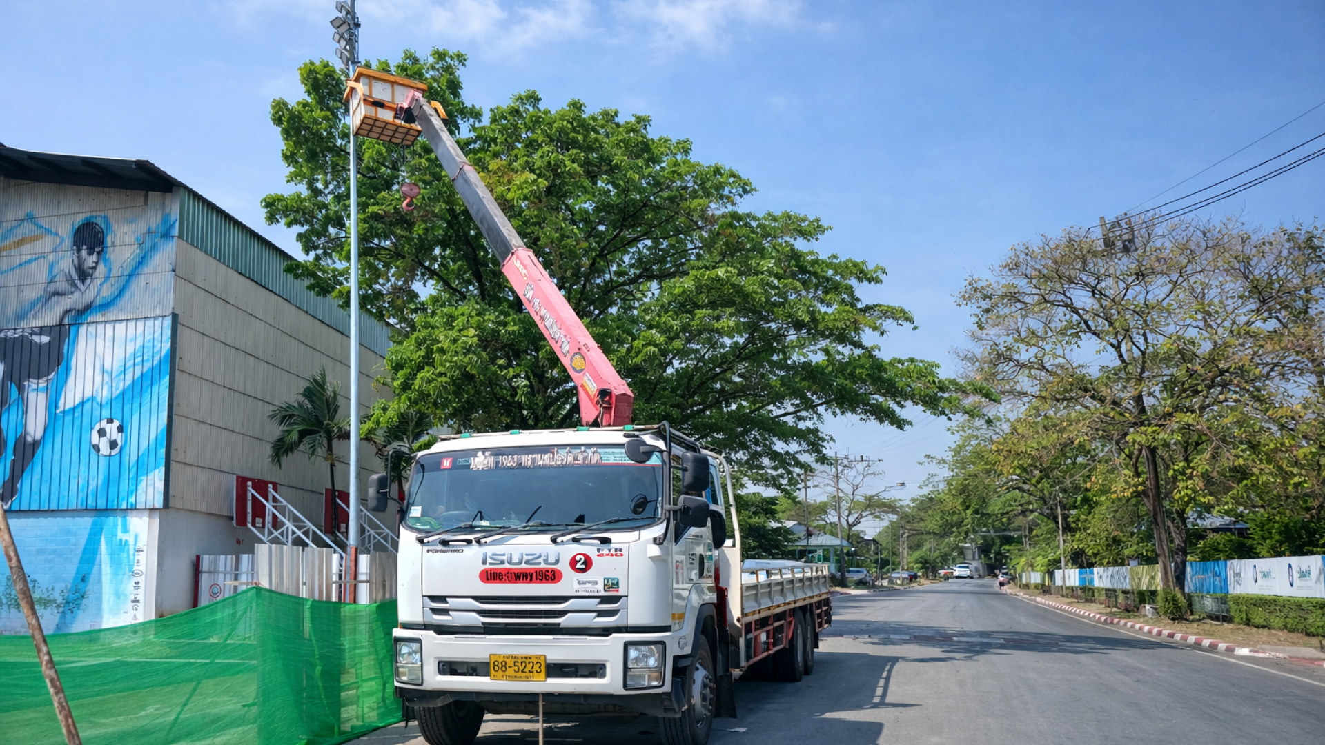 เช่ารถกระเช้าบ้านแพ้ว